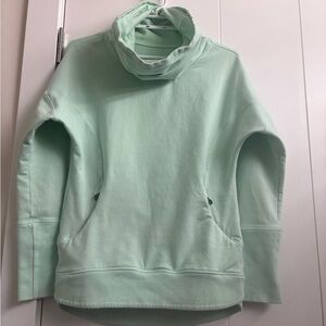 Lululemon Athletica Light Green Cowl Neck Sweater